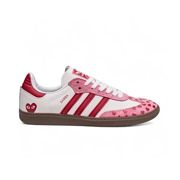 Adidas x Comme des Garçons White/Pink Samba